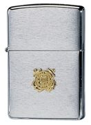 Brush Chrome Navy Anchor Zippo