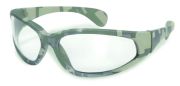 Digital Camo Safety Glasses Clear Lenses