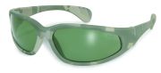 Digital Camo Safety Glasses Green Tint Lenses