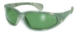 Digital Camo Safety Glasses Green Tint Lenses