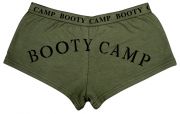 Ladies Olive Booty Camp Short