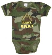 Army Brat Woodland Camoflage Infant Suit