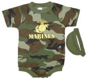 Infant Marines Outfit With Visor