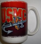 USMC Eagle Claw-Anchor-Death Before Dishonor Mug