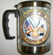 Army Crest -ACU-BG Small Stainless Steel Mug