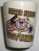 Coast Guard Cross Flags Shot Glass