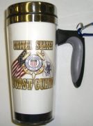 Coast Guard Flags Travel Mug