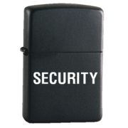 Security Black Matte Zippo