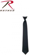 18" Black Clip-On Necktie