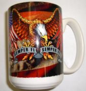 Semper Fi With Eagle Mug
