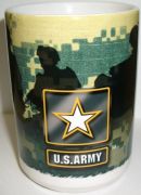 Army Logo Army Strong Soldiers on ACU Mug