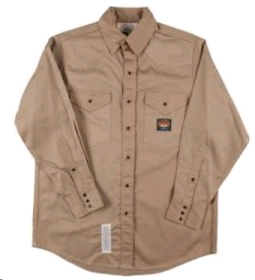 Rasco Khaki Fire Retardant Shirt
