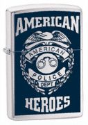 American Heroes Police Zippo