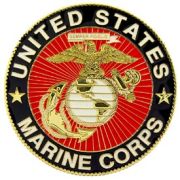 Car Grill Badge USMC