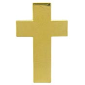 Army Chaplains Cross Gold Pin