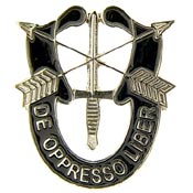 Army Special Forces de Oppresso Libre Pin