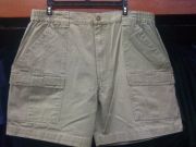 Washed Khaki Camp Short