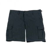 Black Ripstop BDU Shorts