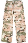 Ladies Subdued Pink Vintage Paratrooper Pants