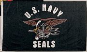 U.S. Navy Seals 3 x 5 Flag Printed Polyester US NAVY Flag