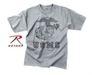 Vintage Gray USMC T w/ EGA