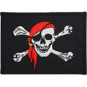 Pirate Flag Red Scarf