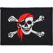 Pirate Flag Red Scarf