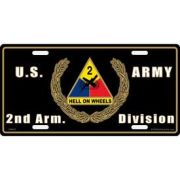 Army Plate 2nd. Armored Division