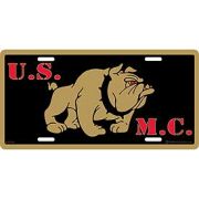 Plate USMC  Bulldog