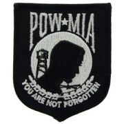 Patch-POW/MIA Black