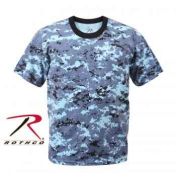 Digital Sky Blue T Shirt