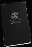 3 x 5 Notebook Black