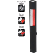 NSR 2072 Red/White Safety Light Rechargeable
