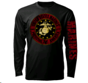 USMC Distressed Long Sleeve