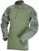 1/4 zip Combat shirt mens long sleeve (65/35 poly cotton)