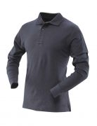 Classic Cotton Polo mens long sleeve (100% double cotton pique)