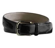 Edwards Leather Dress Belt With Brass Buckle - Bp00