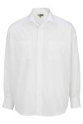 Men's 2-Pocket Broadcloth Long Sleeve Shirt