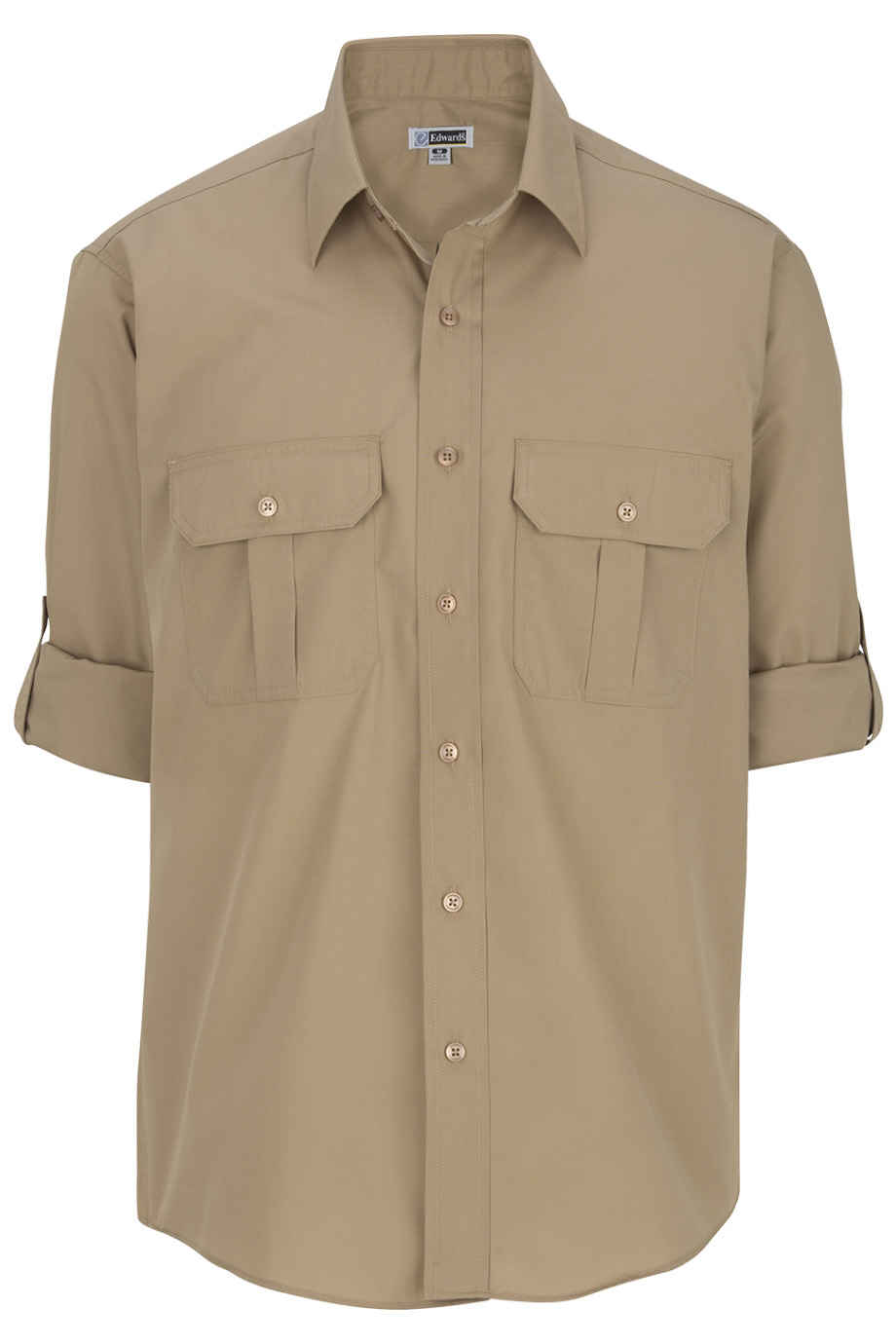 Men's Poplin Roll Up Sleeve ShIrt
