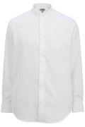 Men's Batiste Banded Collar ShIrt