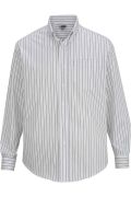 Men's Double Stripe Dress PoplIn Shirt