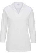 Ladies' Performance Flat-Knit 3/4 Sleeve Polo