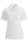 Ladies' Snap Front Hi-Performance Short Sleeve Polo