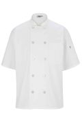 10 Button Short Sleeve Chef Coat