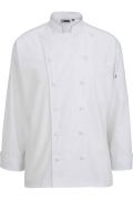 12 Cloth Button Classic Chef Coat