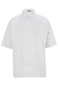 12 Button Short Sleeve Chef Coat With Mesh