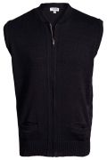 Full-Zip Heavyweight Acrylic Sweater Vest