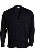 V-Neck Button Heavyweight Acrylic Sweater