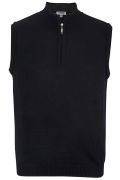 Quarter-Zip Acrylic Sweater Vest