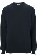 Crew Neck Cotton Blend Sweater